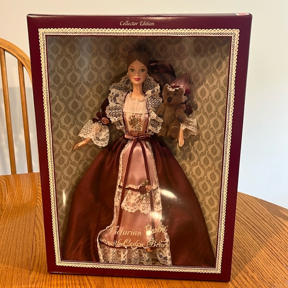 Victorian Barbie with Cedric Bear